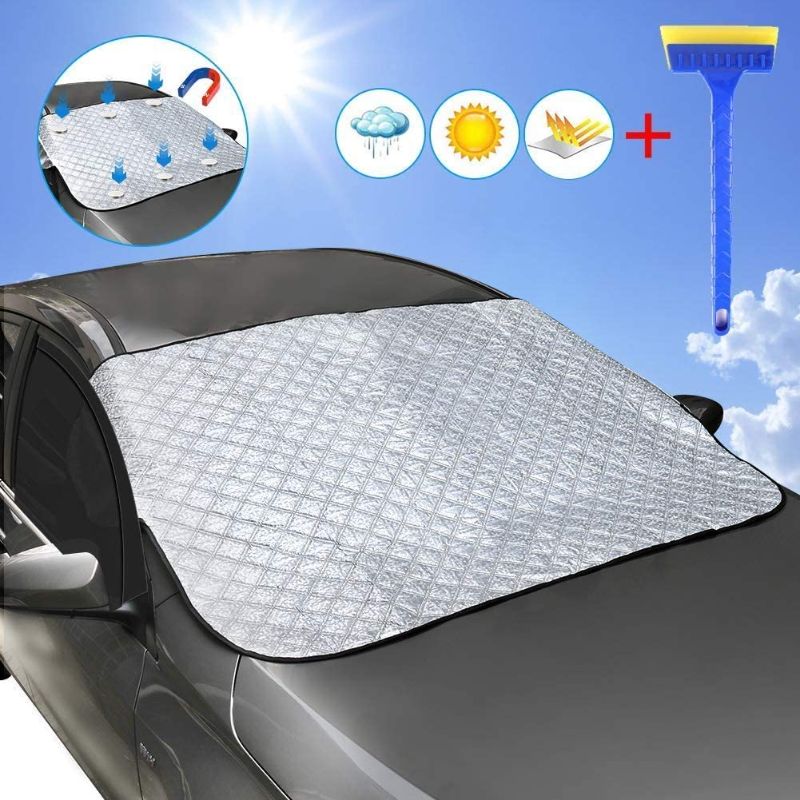 Photo 1 of **PACK OF 2**
Foldable Car Windshield Sun Shade - Blocks UV Rays Sun Visor Protector, Car Window Shade to Keep Your Vehicle Cool and Damage Free, Easy to Use, Fits Windshields of Various Sizes Car
