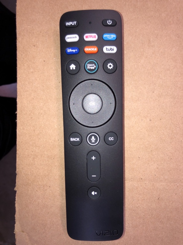 Photo 2 of Replacement Voice Remote Control XRT260 fit for Vizio V-Series and M-Series 4K HDR Smart TV with Shortcut App Keys Peacock Netflix PrimeVideo Disney+ Crackle TUBI Watchfree ?Version 2?BATTERIES ARE NOT INCLUDED 
