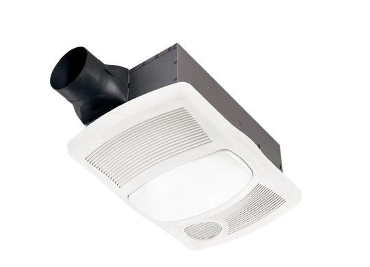 Photo 1 of 110 CFM Ceiling Bathroom Exhaust Fan with Light and 1500-Watt Heater
