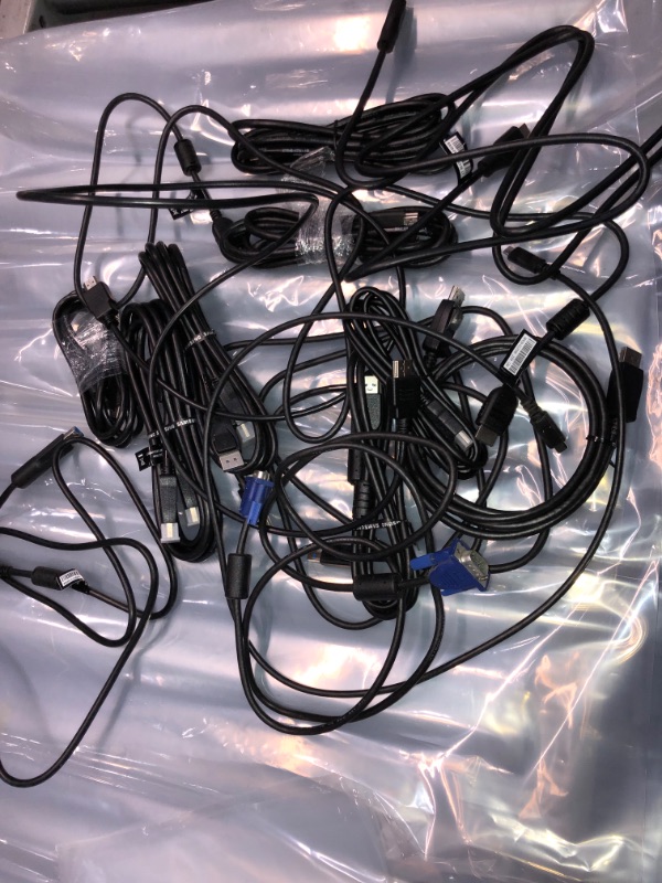 Photo 2 of SOLD AS IS !! bundle of assorted display cables  -NO RETURNS 
