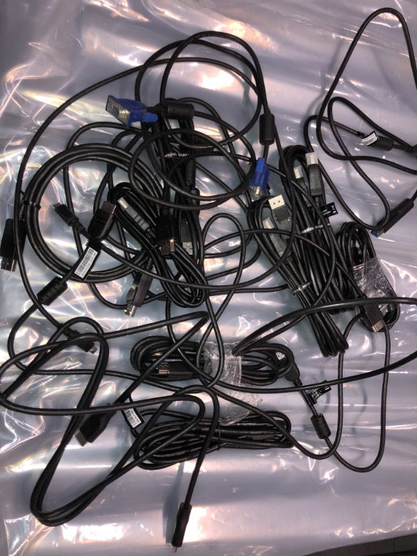 Photo 1 of SOLD AS IS !! bundle of assorted display cables  -NO RETURNS 
