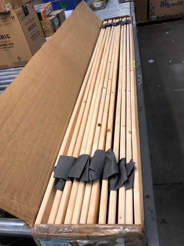 Photo 1 of  Heavy Duty Mattress Support Wooden Bunkie Board/Slats, California King, Beige
