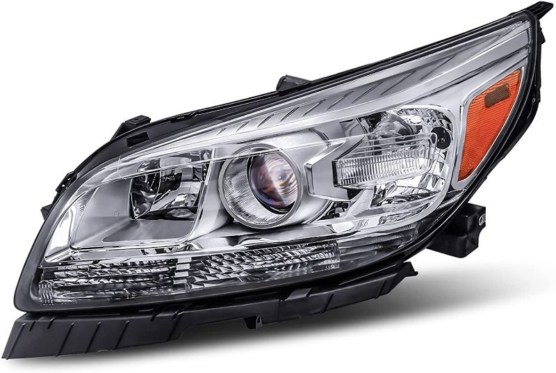 Photo 1 of ****DAMAGED***
Headlight Assembly - Compatible with 2013 2014 2015 Chevy Malibu -Black Housing