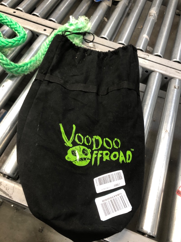 Photo 2 of ***DAMAGED**
VooDoo Offroad Recovery Rope with Rope Bag for Truck and Jeep - Green
