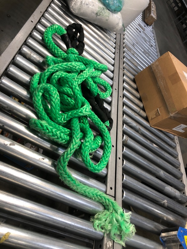 Photo 3 of ***DAMAGED**
VooDoo Offroad Recovery Rope with Rope Bag for Truck and Jeep - Green
