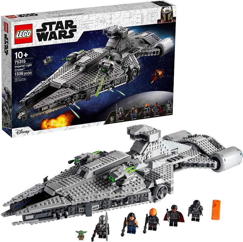 Photo 1 of **INCOMPLETE**
LEGO Star Wars: The Mandalorian Imperial Light Cruiser 75315 Awesome Toy Building Kit for Kids, Featuring 5 Minifigures
