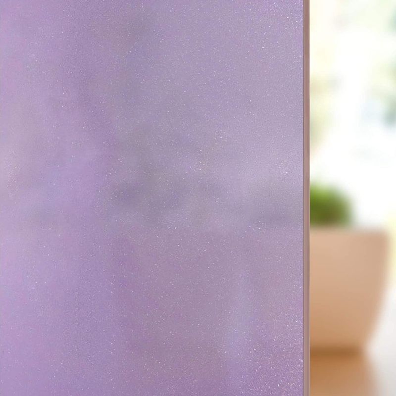 Photo 1 of **SLIGHTLY DIFFERENT FROM STOCK PHOTO***
Window Film Privacy Heat Control Sun UV Blocking (Light Purple)
