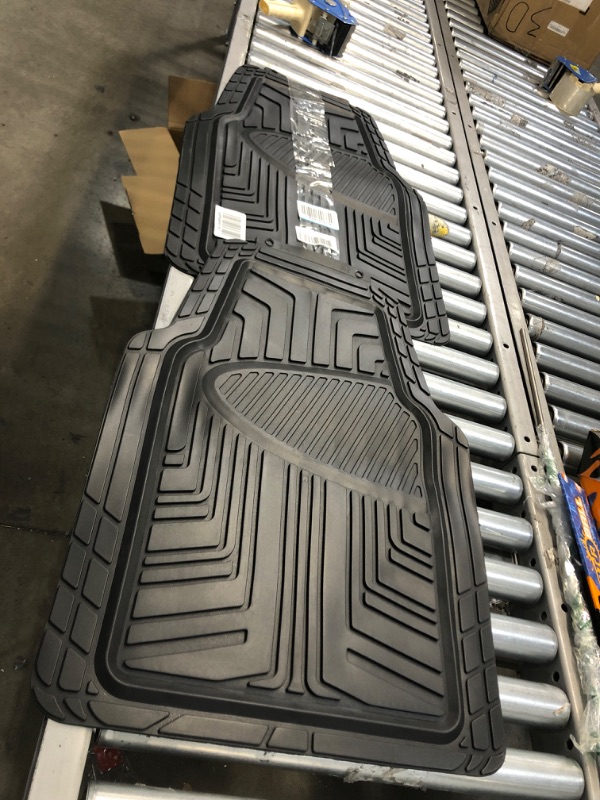 Photo 1 of **DIFFERENT FROM STOCK PHOTO**
2-Piece Black All Season Rubber Floor Mat
