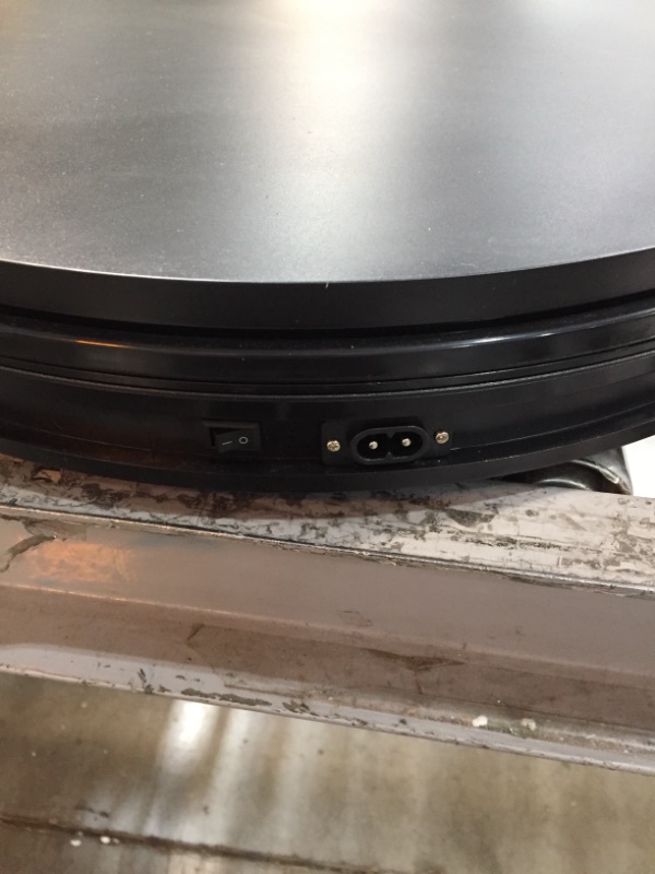 Photo 1 of TURNTABLE-BKL EKECTRIC ROTATING TURNTABLE
**TURNS VERY SLOW**