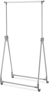 Photo 1 of Whitmor Foldable Garment Rack - Rolling Clothes Hanger - Adjustable Height