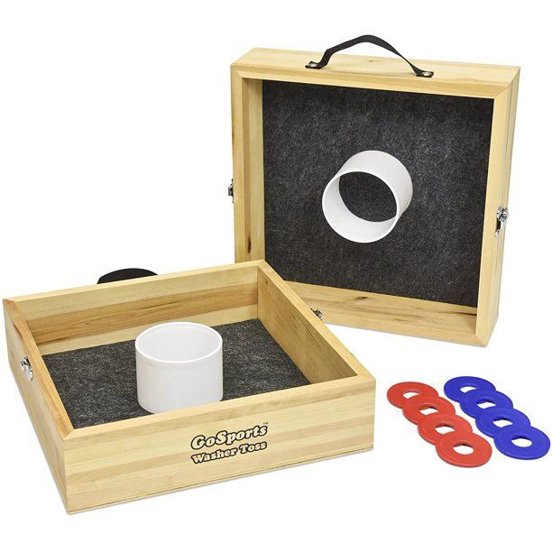 Photo 1 of GoSports Premium Birch Wood Washer Toss Game
