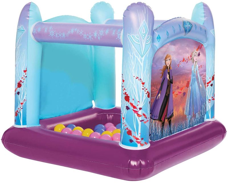 Photo 1 of Disney Frozen Frozen 2 Ball Pit Playland, 1 Inflatable & 20 Soft-Flex Balls, Model:500241-4
