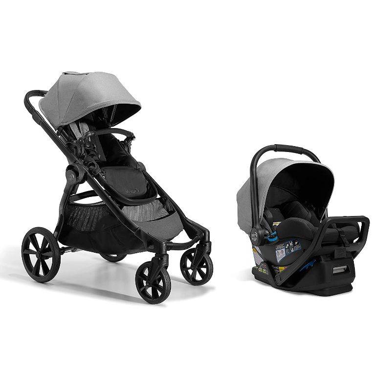 Photo 1 of Baby Jogger® City Select® 2 Single-to-Double Modular Travel System, Pike | Includes City GO 2 Infant Car Seat, Pike
