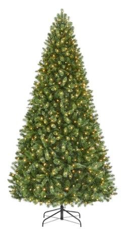 Photo 1 of **LIGHTS DO NOT LIGHT UP** 7.5 ft Pine LED Pre-Lit Artificial Christmas Tree 