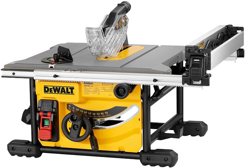 Photo 1 of 15 Amp Corded 8-1/4 in. Compact Jobsite Tablesaw
