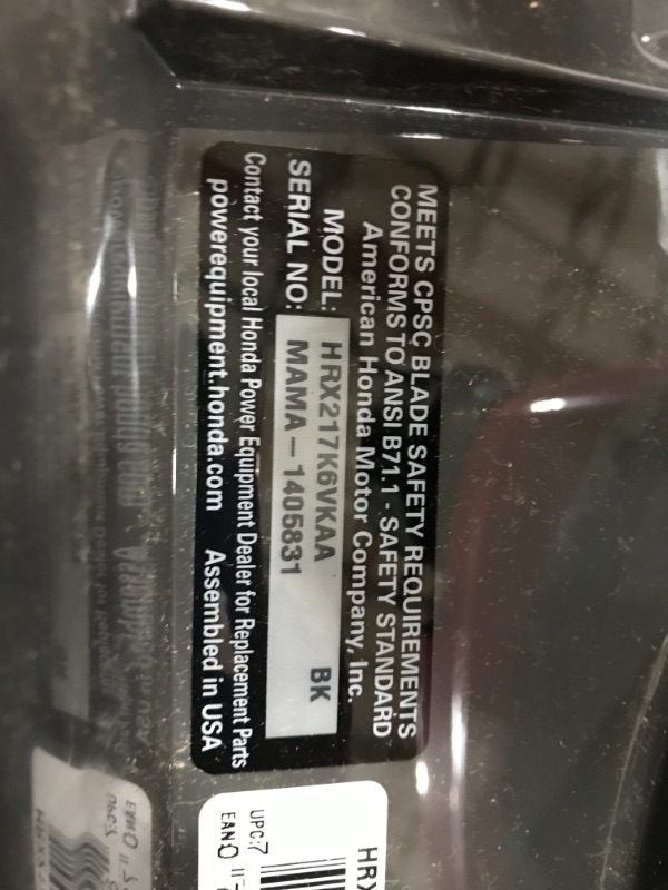 Photo 9 of **NOT TESTED** 21 in. NeXite Variable Speed 4-in-1 Gas Walk Behind Self Propelled Mower with Select Drive Control HRX217VKA
