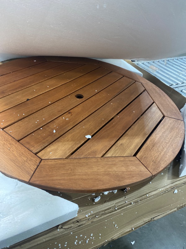 Photo 1 of Amazonia 35-inch Round Bistro Table - 1p