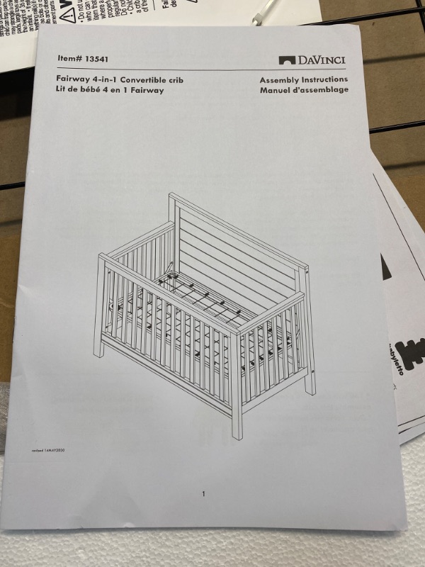 Photo 4 of DaVinci Fairway 4-in-1 Convertible Crib