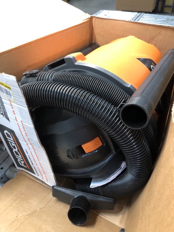 Photo 2 of 12 Gal. 5.0-Peak HP NXT Wet/Dry Shop Vacuum with Filter, Hose and Accessories
