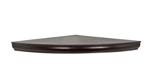 Photo 1 of 18 in. L x 18 in. W Profile Espresso Corner Shelf
