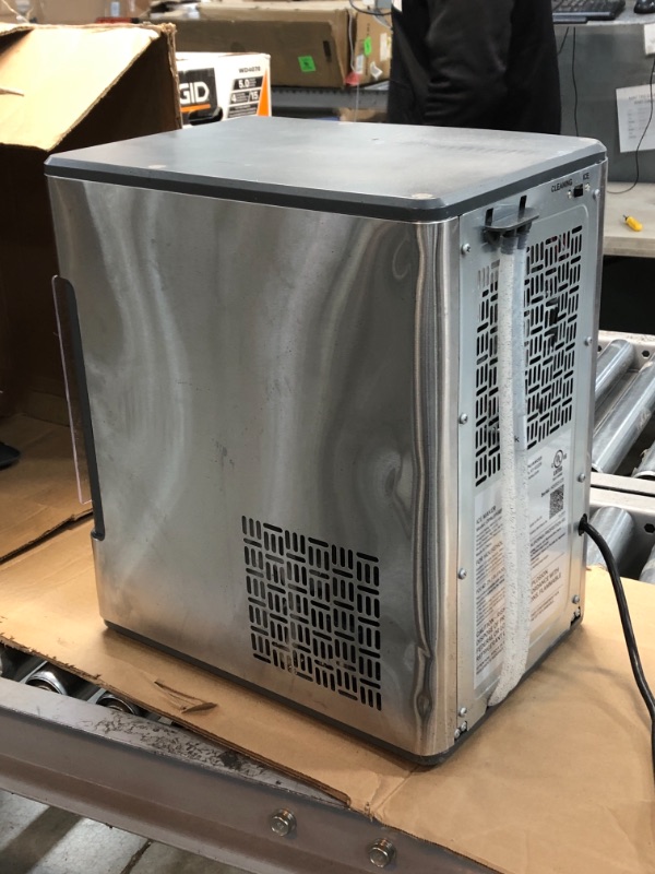 Photo 2 of OUT OF BOX: GE Profile Opal | Countertop Nugget Ice Maker | Portable Ice Machine Complete with Bluetooth Connectivity | Smart Home Kitchen Essentials | Stainless Steel Finish | Up to 24 lbs. of Ice Per Day
