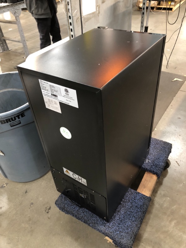 Photo 3 of ***PARTS ONLY*** Newair 15" Wine Cooler Refrigerator | 29 Bottle Capacity | Fridge Built-in Or Free Standing | Dual Zone Wine Fridge & NBC096BS00 Beverage Fridge, 96 Can, Black L: 22" x W: 15" x H: 33"
