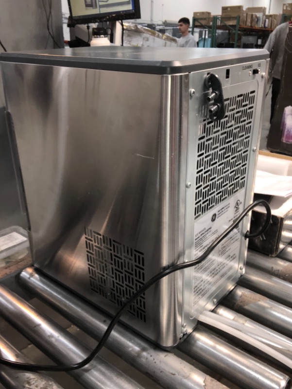 Photo 3 of NON-FUNCTONAL//PARTS ONLY: GE Profile Opal | Countertop Nugget Ice Maker | Portable Ice Machine Complete with Bluetooth Connectivity | Smart Home Kitchen Essentials | Stainless Steel Finish | Up to 24 lbs. of Ice Per Day 15.5 x 10.5 x 17.25 inches

