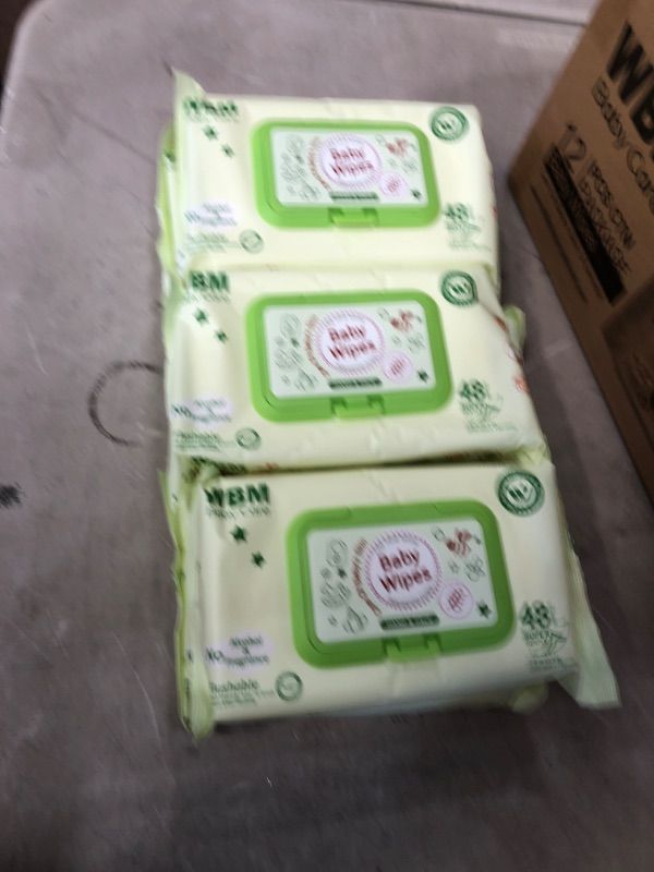 Photo 2 of WBM International Unscented Baby Wipes-6 Flip-Top Pack, 6 Pack, (288 Total)