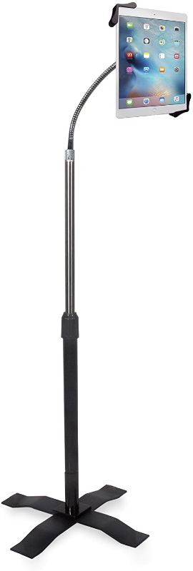 Photo 1 of Gooseneck Floor Stand – CTA Height-Adjustable Gooseneck Floor Stand with 360-Degree Rotation