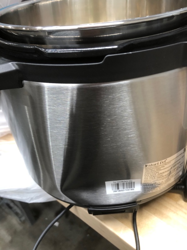 Photo 2 of Instant Pot Duo Plus 6 qt 9-in-1 Slow Cooker/Pressure Cooker