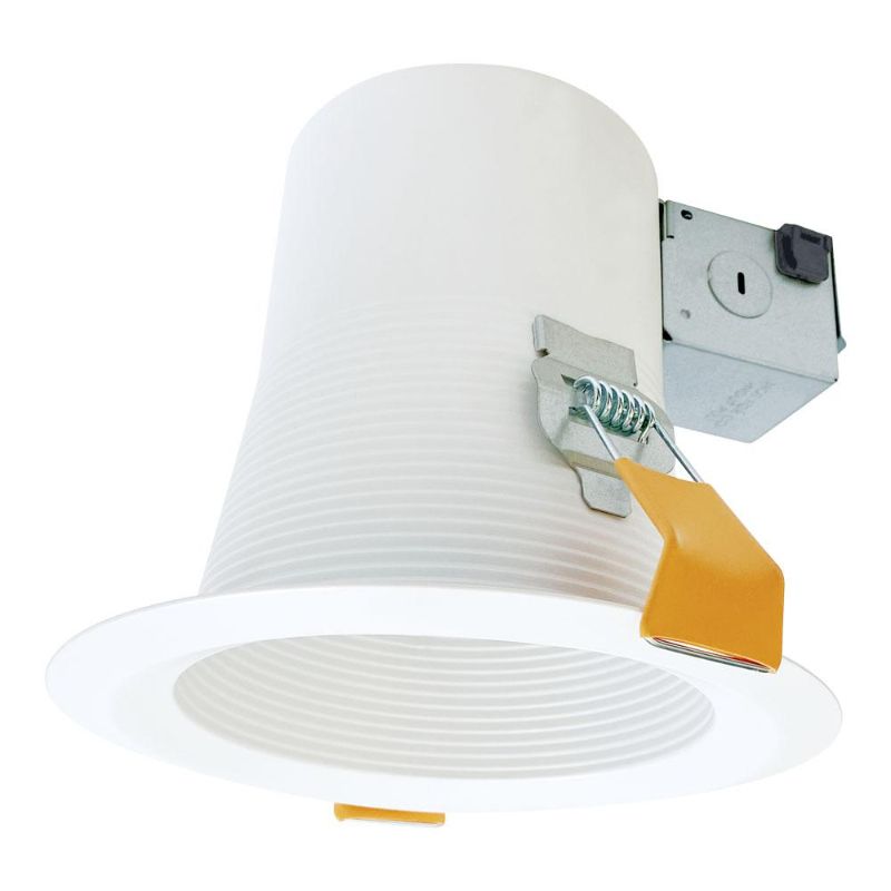 Photo 1 of 2-Halo CEZ 6 in. White Recessed Light Canless EZ-Trim GU24 Lamp-Based Direct Mount
