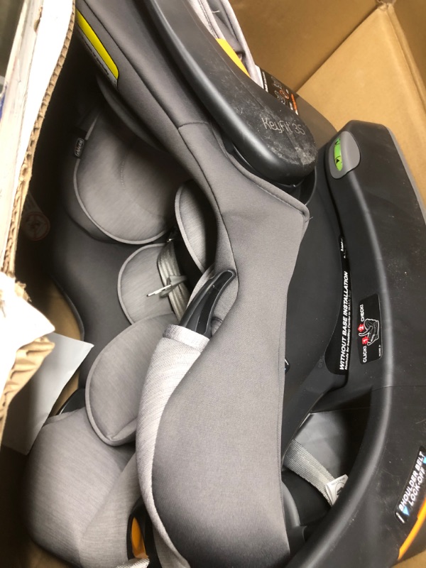 Photo 2 of Chicco KeyFit 35 ClearTex FR Chemical Free Extended Use Infant Car Seat with Base, Cove
