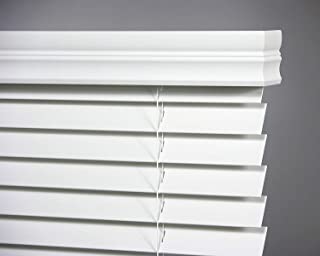 Photo 1 of 2'' faux wood blinds white 34.5 x 64