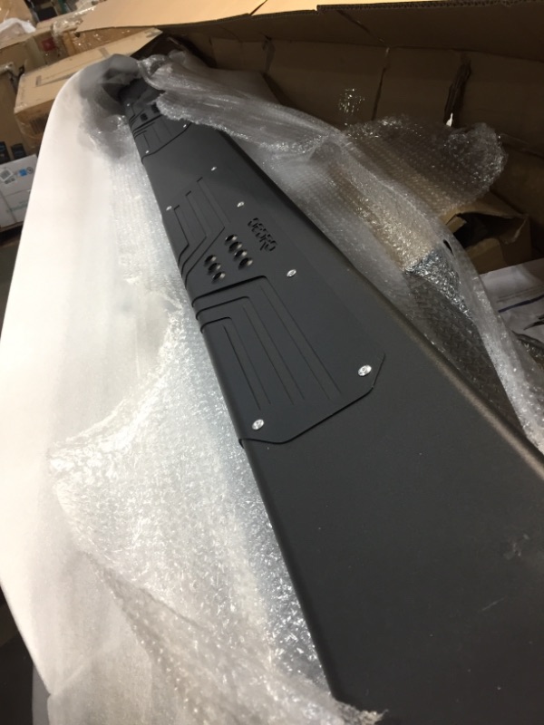 Photo 2 of OEDRO 6.5" Running Boards Compatible with 2019-2022 Chevy Silverado/GMC Sierra 1500 Crew Cab 20-22 Silverado/Sierra 2500 3500HD, Aluminum Side Steps Nerf Bars for More Fuel Efficiency, Black Textured
