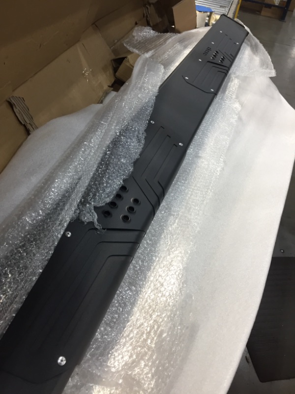 Photo 3 of OEDRO 6.5" Running Boards Compatible with 2019-2022 Chevy Silverado/GMC Sierra 1500 Crew Cab 20-22 Silverado/Sierra 2500 3500HD, Aluminum Side Steps Nerf Bars for More Fuel Efficiency, Black Textured
