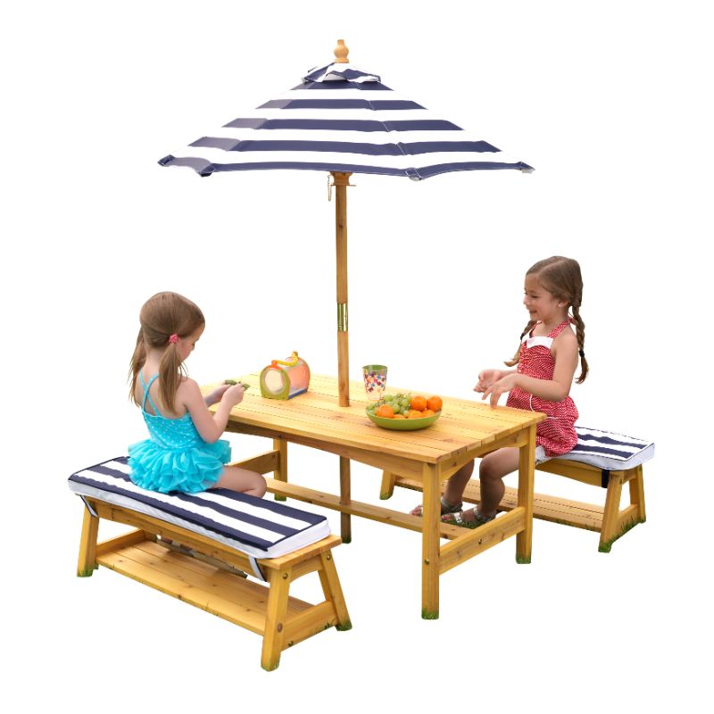 Photo 1 of KidKraft Outdoor Table and Bench Set
