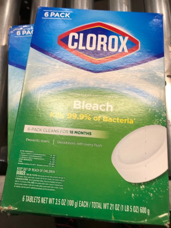 Photo 2 of 2/Clorox Automatic Toilet Bowl Cleaner (3.5 Oz., 6 Pk.)
