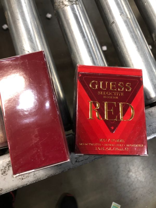 Photo 2 of 2 bottle of ***GUESS Seductive Red Eau de Toilette EDT Spray for Men, 1 Fl Oz