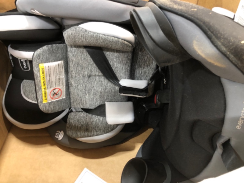 Photo 2 of Evenflo EveryStage DLX All-In-One Convertible Car Seat for Infants & Toddlers, Rear Facing, Forward Facing, Canyons Gray
