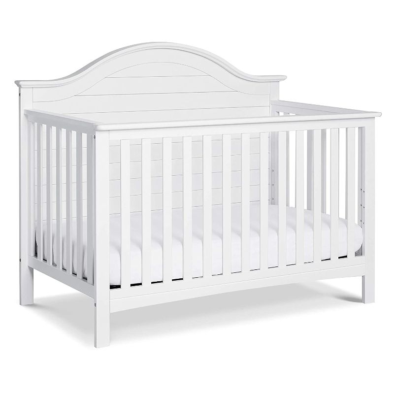 Photo 1 of Carter's By Davinci Nolan 4-In-1 Convertible Crib - White
135 lbs. Interior Crib Measurements: 52.3"L x 28"W. Front-rail measurements (top to floor): 35"H. Headboard measurements (top to floor): 46.875"H