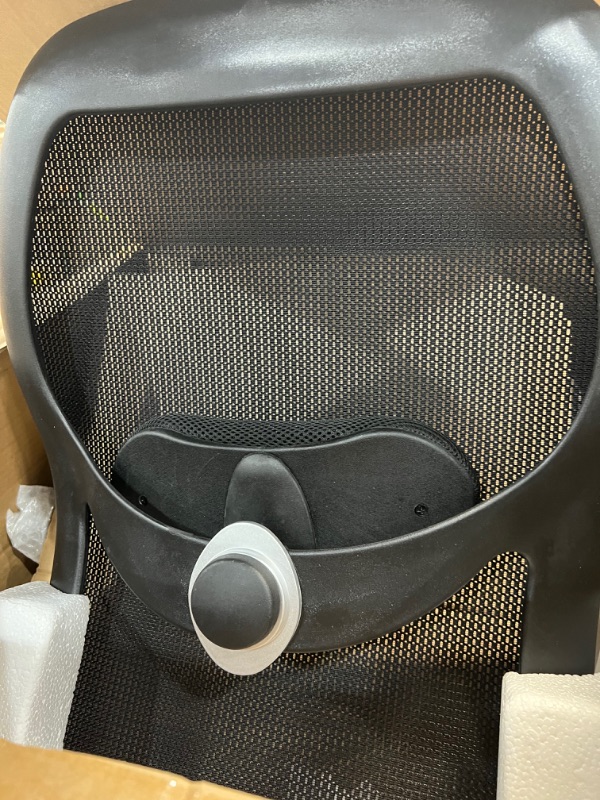 Photo 2 of ***PARTS ONLY***  NOT A COMPLETE ITEM
Flash Furniture Mid-Back Black Super Mesh Executive Swivel Office Chair with Knee Tilt Control and Adjustable Lumbar & Arms Product Dimensions	25"D x 27.25"W x 41.7"H