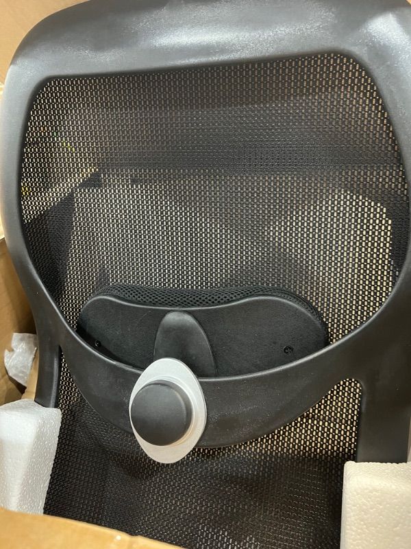 Photo 2 of ***PARTS ONLY*** Flash Furniture Mid-Back Black Super Mesh Executive Swivel Office Chair with Knee Tilt Control and Adjustable Lumbar & Arms Product Dimensions	25"D x 27.25"W x 41.7"H