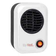 Photo 1 of 
My Heat 200-Watt Electric Portable Personal Space Heater, White