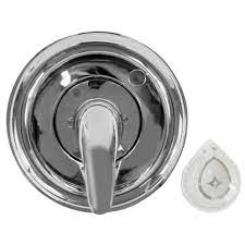 Photo 1 of 1-Handle Valve Trim Kit in Chrome for MOEN Tub/Shower Faucets (Valve Not Included)