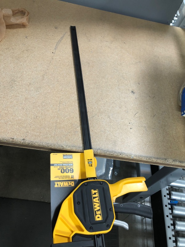Photo 2 of "DeWALT DWHT83186 24-Inch 300lb Clamping Force XL Trigger Clamp"
