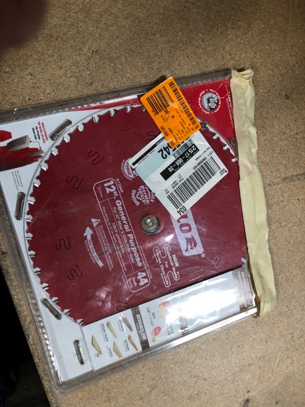 Photo 2 of 12 in. x 44-Tooth General Purpose Circular Saw Blade
