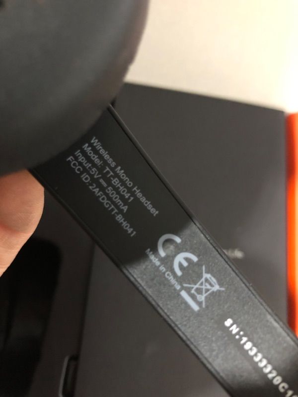 Photo 1 of Wireless Headset with Microphone, Mute Button, Noise Cancelling Mic ( With USB Adapter )
