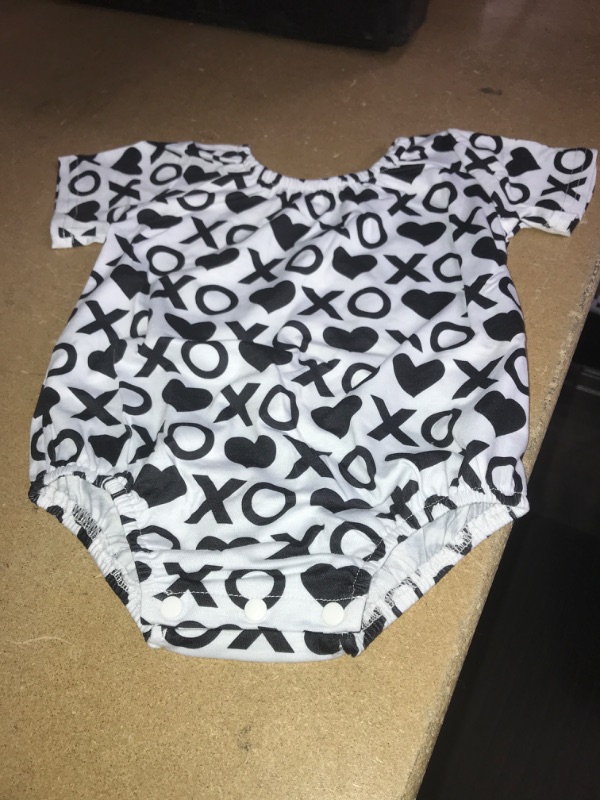 Photo 1 of PACK OF 3- 
BEELADAN Infant Baby Girls Print Romper, Summer Short Sleeve Jumpsuit, One-Piece Playsuit Bodysuit, 18-24 Months
