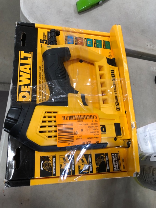 Photo 2 of DeWalt 5-in-1 Multi-Tacker and Brad Nailer