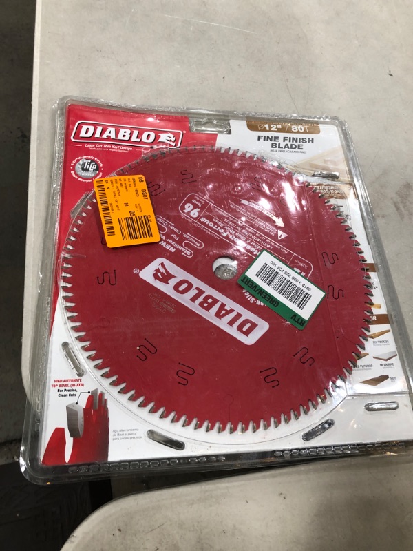 Photo 2 of DIABLO 12 in. x 80-Tooth Fine Finish Circular Saw Blade